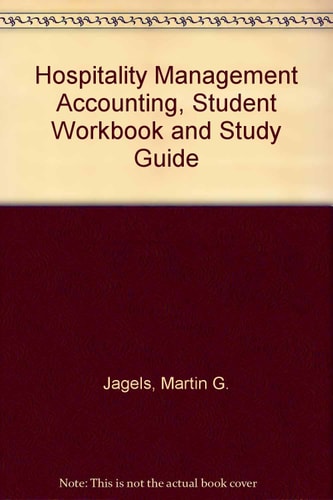 hospitality management accounting and study guide 10th edition jagels, martin g., ralston, catherine e.