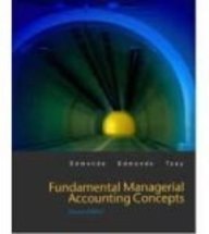 fundamental managerial accounting concepts 1st edition edmonds, thomas p, cindy d edmonds & bor yi tsay