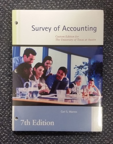 principles of accounting i and ii 7th edition warren 1337803367, 9781337803366