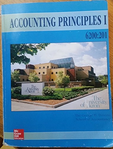 accounting principles i 16th edition the george w. daverio school of accountancy 1259401561, 9781259401565