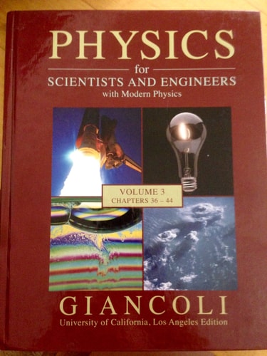 physics for scientists and engineers with modern physics volume 3rd edition giancoli 0558876560, 9780558876562