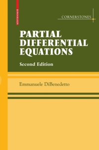partial differential equations 2nd edition emmanuele dibenedetto 0817645519, 9780817645519