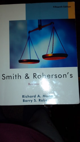 smith and robersons business law 15th edition richard a. mann 1133436552, 9781133436553