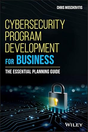 cybersecurity program development for business the essential planning guide 1st edition chris moschovitis