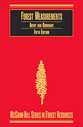 forest measurements 5th edition thomas eugene avery ,harold burkhart 0073661767, 978-0073661766