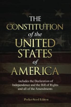 the constitution of the united states of america pocket   includes the declaration of independence and the