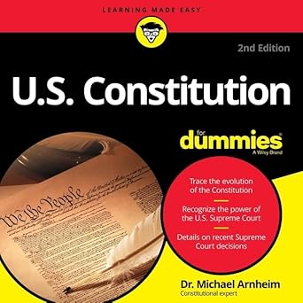u s constitution for dummies 1st edition michael arnheim b08z2gx5cy, 979-8200586721