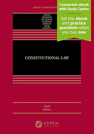 constitutional law connected ebook with study center 9th edition geoffrey r stone ,louis michael seidman