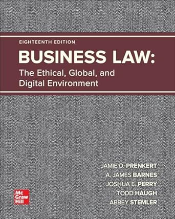 loose leaf for business law 1st edition jamie darin prenkert ,a james barnes ,joshua e perry ,todd haugh