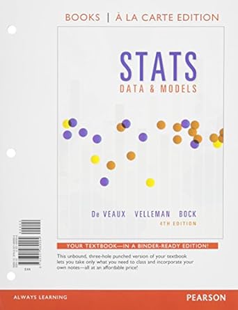 stats data and models books a la   plus new mylab statistics with pearson etext access card package carte