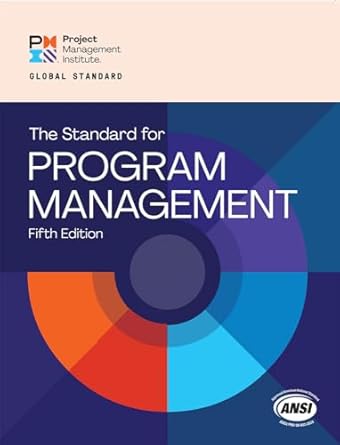the standard for program management fif edition project management institute pmi 1628258144, 978-1628258141