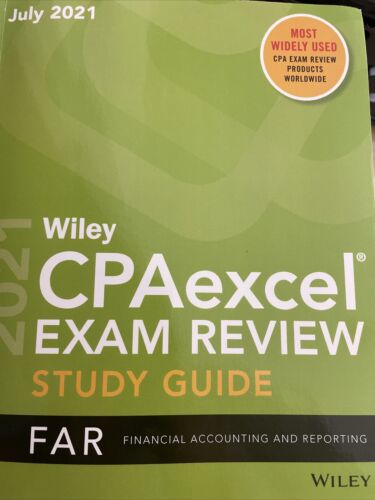 wiley cpaexcel exam review study guide financial accounting and reporting 2021 1st edition wiley 9781119806462