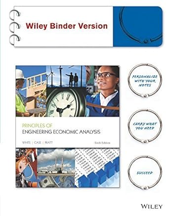 pinciples of engineeing economic analysis 6th binde   by white john a loose leaf r edition john a white