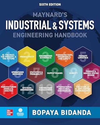 maynards industrial and systems engineering handbook 6th edition bopaya bidanda 1260461564, 978-1260461565