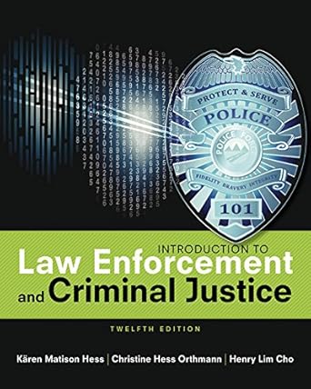 introduction to law enforcement and criminal justice 1st edition karen m hess ,christine hess orthmann ,henry