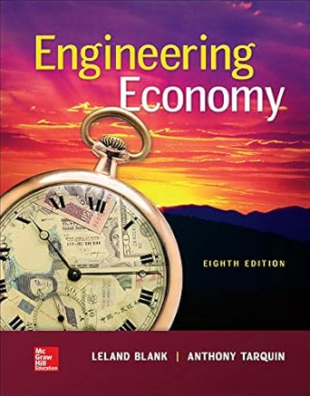 loose leaf for engineering economy 8th edition leland t blank ,anthony tarquin 1260152812, 978-1260152814