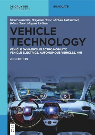 vehicle technology vehicle dynamics electro mobility vehicle electrics autonomous vehicles hmi 2nd revised