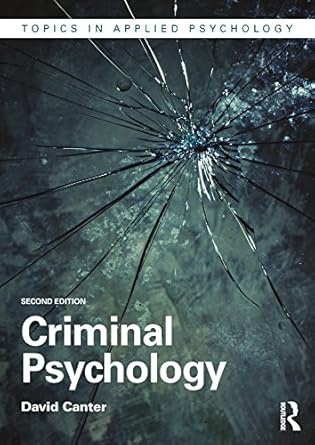 criminal psychology 1st edition david canter b00n80venq, 978-0415714815