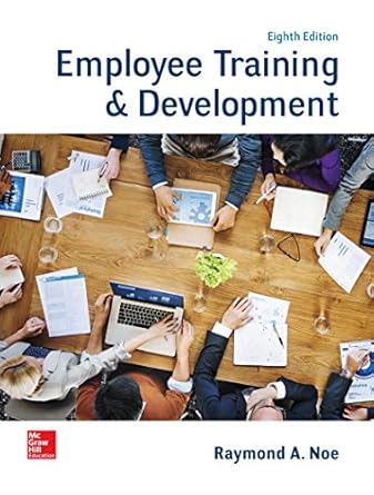 loose leaf for employee training and development 8th edition raymond andrew noe 1260140342, 978-1260140347