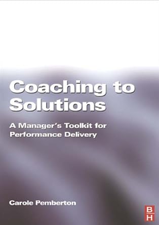coaching to solutions 1st edition carole pemberton b001hcxu8e, b0b36pk7q8