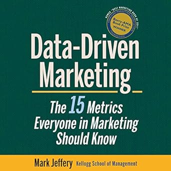 data driven marketing the 15 metrics everyone in marketing should know unabridged edition mark jeffery