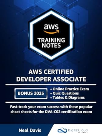 aws certified developer associate training notes 1st edition neal davis b09sh4qjm5, 979-8416791124
