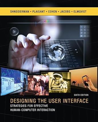 designing the user interface strategies for effective human computer interaction 1st edition ben shneiderman