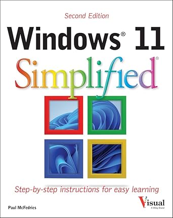 windows 11 simplified 2nd edition paul mcfedries b001ignihm, 978-1394279876