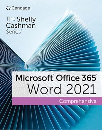 the shelly cashman series microsoft office 365 and word 2021 comprehensive 1st edition misty vermaat