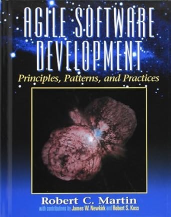 agile software development principles patterns and practices by martin robert c paperback 1st edition robert
