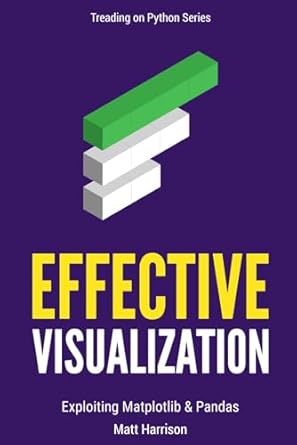 effective visualization exploiting matplotlib and pandas 1st edition matt harrison b0dwlb6w99, 979-8309796618