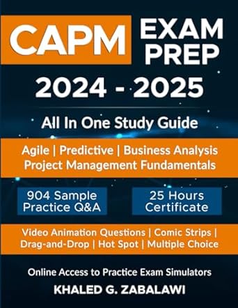 capm exam prep all in one study guide agile predictive business analysis pm fundamentals current capm exam
