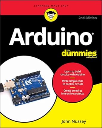 arduino for dummies 2nd edition john nussey 1119489547, 978-1119489542