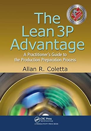 the lean 3p advantage a practitioners guide to the production preparation process 1st edition allan r coletta