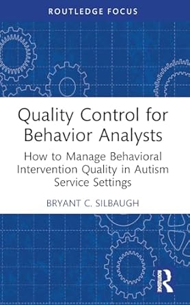 quality control for behavior analysts how to manage behavioral intervention quality in autism service
