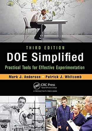 doe simplified practical tools for effective experimentation 3rd edition mark j anderson b001js3o46,