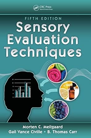 sensory evaluation techniques 5th edition gail vance civille ,b thomas carr 1482216906, 978-1482216905
