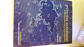 operations management sustainability and supply chain management 1st edition jay heizer 1269418599,