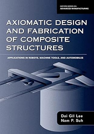 axiomatic design and fabrication of composite structures applications in robots machine tools and automobiles