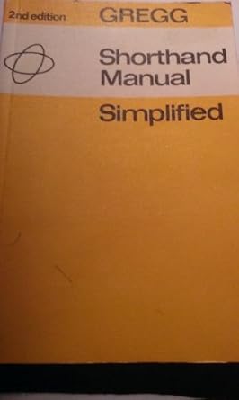gregg shorthand manual simplified 1st edition  0070944008, 978-0070944008