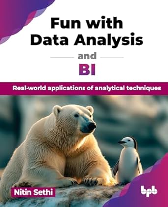 fun with data analysis and bi real world applications of analytical techniques 1st edition nitin sethi