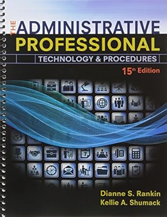 bundle the administrative professional technology and procedures 15th + lms integrated for mindtap office