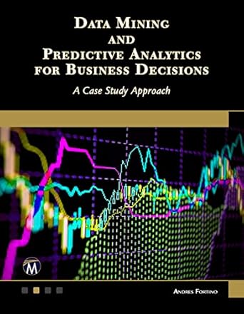data mining and predictive analytics a case study approach 1st edition andres fortino phd b000apri1o