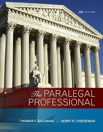 paralegal professional the 1st edition thomas goldman ,henry cheeseman 0134130847, 978-0134130842