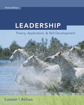 leadership by robert n lussier 1st edition robert n lussier b01fkuqrqa
