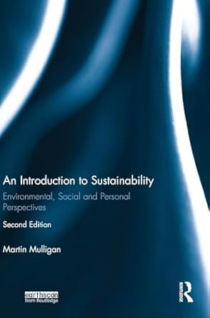 an introduction to sustainability environmental social and personal perspectives 1st edition martin mulligan