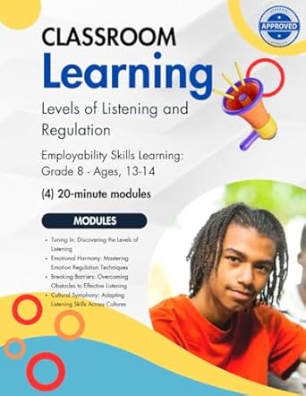 levels of listening and regulation grade 8 20 minute lessons 1st edition kalena james b0cxy1l3l9,