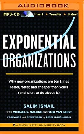 exponential organizations unabridged edition salim ismail ,kevin young 1511308699, 978-1511308694