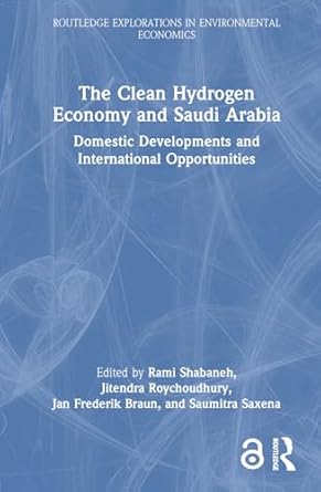 the clean hydrogen economy and saudi arabia domestic developments and international opportunities 1st edition