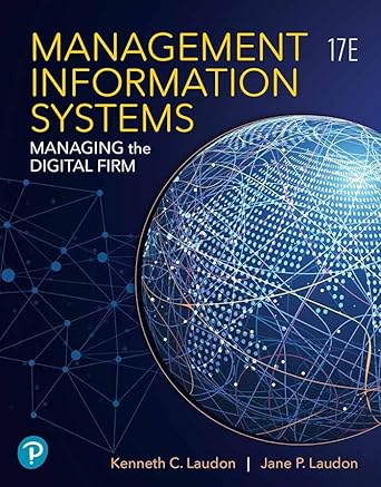 managing information systems managing the digital firm 1st edition kenneth c laudon ,jane p laudon